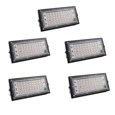 Imagem de Refletor Led 50w Holofote 220V Luz Fria Iluminação - 5 unid - Green La