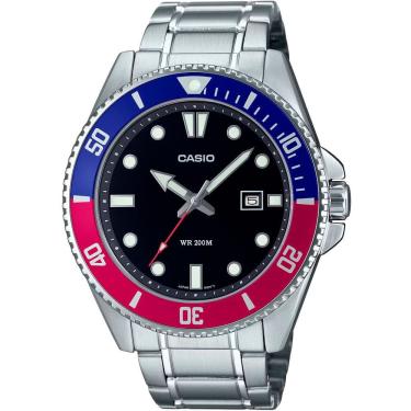 Imagem de Relógio CASIO masculino analógico prata MDV-107D-1A3VDF