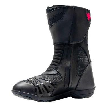 Imagem de Bota Texx Strike V2 Preta Motoqueiro Big Trail, Preto, 35