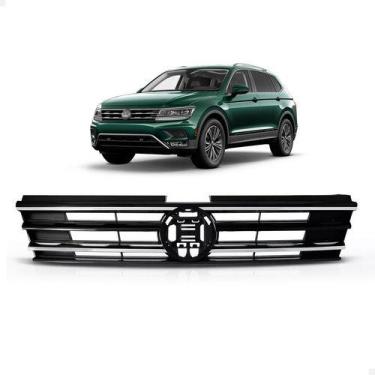 Imagem de Grade Radiador Tiguan Comfortline 2018 A 2021 Cromada - SP ACESSÓRIOS