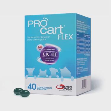 Imagem de ProCart Flex Suplemento Alimentar para Cães e Gatos 40 Cápsulas