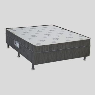 Imagem de Cama Box Conjugado Union Spring Casal Ortobom - (138x188x43) - Branco