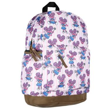 Imagem de INTIMO Mochila Sesame Street Abby Cadabby – Bolsa infantil de viagem e escola com capa para laptop, alças acolchoadas e bolsos laterais
