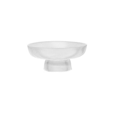 Imagem de Prato simples de lanche de frutas, prato alto de nozes para sala de estar em casa - Prato de frutas para pés altos [Transparente]