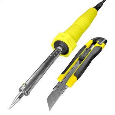 Imagem de Ferro De Solda 40W 220V Profissional Com Estilete Largo 18mm - Startoo