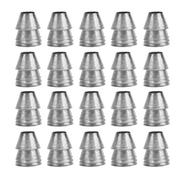 Imagem de 20pcs Round Handle Wedges Metal Wedges para Axe Handle, Adequado para Vários Tipos de Martelo, Machado e Outras Ferramentas de Reforço, Aço Martelo Handle Wedge Kit (Diâmetro 8