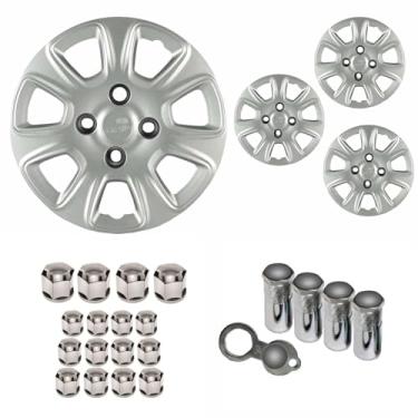 Imagem de Jogo Calota Aro 13 Uno Vivace 2011 à 2013 + Selo Resinado + Tampa Ventil + Capa Parafuso