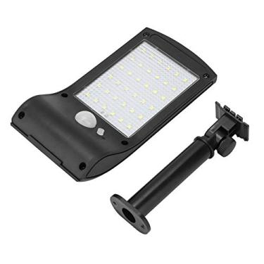 Imagem de Luz de parede externa alimentada por energia solar 36 LEDs Lâmpada de parede de quintal de jardim à prova d'água para jardins de pátios jardins