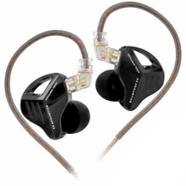 Imagem de Fones de ouvido intra-auriculares dinâmicos KZ ZVX Pro - Fones de ouvido de alta qualidade de som, fones de ouvido de monitoramento de alta fidelidade para música, cabo substituível de 2 pinos de 0,75