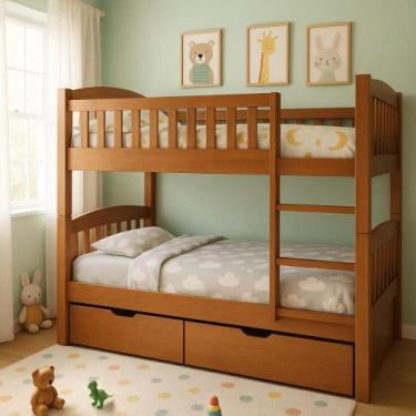 Imagem de Beliche 1,90 x 80 - Madeira Maciça - Móveis de Gramado - Flávio Comérc