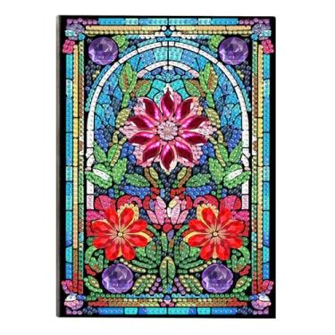 Imagem de MaiYiYi 5D Flower Notebook Diamond Painting Kit Mandragora Diary Book Diamond Painting by Numbers Datura Notepad Crystal Diamond Painting for Study Home Office Art Drawing (20X14 CM)