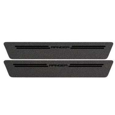 Imagem de Kit Soleira Protetora Porta Premium Black PVC - Ranger - Jhow Adesivos