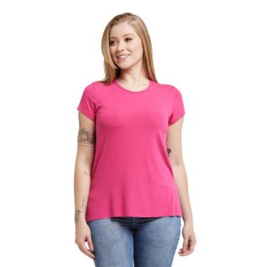 Imagem de Camiseta Feminina Viscolycra Mullet Tampa Bumbum - Konoa, Rosa, G, Fem