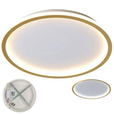 Imagem de Lustre Plafon LED 3 em 1 Minimalista Decoraçao Quarto Sala de Estar Jantar Residencial Comercial Recepçao Ambiente Moderno Iluminaçao