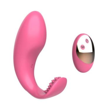 Imagem de Vibrador Ponto G Luna 10 Modos De Vibração Com Controle Discreto e Anatômico Recarregável [PINK]