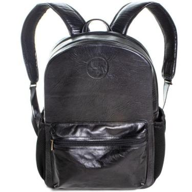 Imagem de Mochila Feminina 2 Ziper Couro Notebook - Sparttan, Preto, Unico