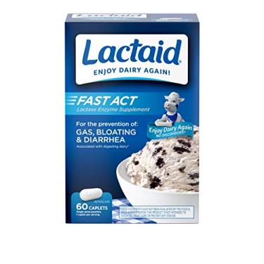 Imagem de Lactaid Fast Act 60 Capsulas Enzima Lactase Importado Eua
