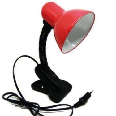 Imagem de Luminaria De Mesa Com Garra Presilha Leitura Estante Quarto Maquiagem Manicure