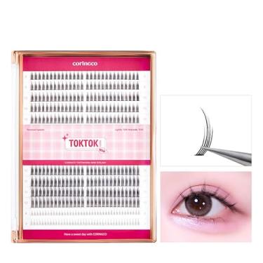 Imagem de CORINGCO Cílios Postiços Toktok Hara Wink (Conjunto Misto)