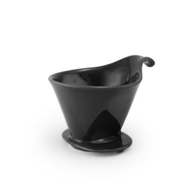 Imagem de Zero Japan – Coador de café Bee House – Cafeteira de cerâmica sem chumbo e sem cádmio com elegante orifício para espiar, presente de café com cone de gotejamento, acessórios de fabricação de cerveja