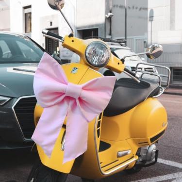 Imagem de Laço Gigante Decorativo para Carro, Moto e Fachada, Rosa