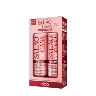 Imagem de Eico Kit Salão em Casa Hidratação Intensiva Shampoo 800ml + Condicionador 750ml