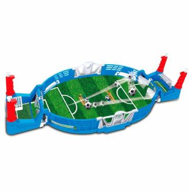 Imagem de Futebol De Mesa Infantil Jogo Divertido Brinquedo Interativo Mini Mesa