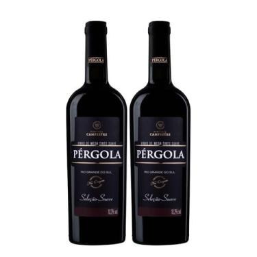 Imagem de Kit 2 Vinhos Pérgola Tinto Suave Seleção 1L