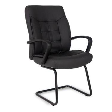 Imagem de Cadeira para Sala De Reunião De Escritório Gênova Preto - DESIGN OFFIC