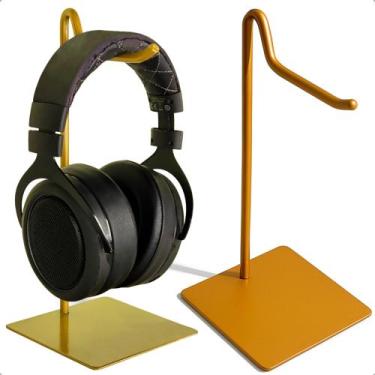 Imagem de Suporte Mesa Headset Fone Ouvido Headphone Estável Antiderrapante Meta