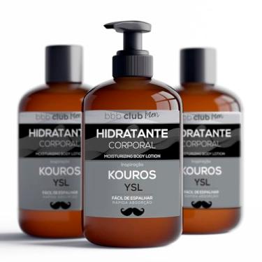 Imagem de HIDRATANTE MASCULINO K0UR0S MEN KOU - Creme Corporal Homen Body & Bath Brasil | Amadeirado, Couros, Forte, Premium 1 Un - 250ml