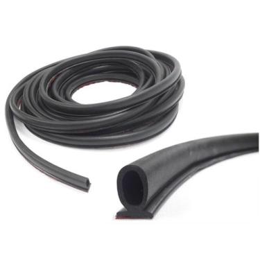 Imagem de Borracha Porta Colar Auto Adesiva Vedação Universal Kit 12 Mts - Unive