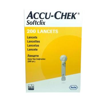 Imagem de Lancetas Accu Chek Softclix Caixa Com 200 Unidades - Accu-chek