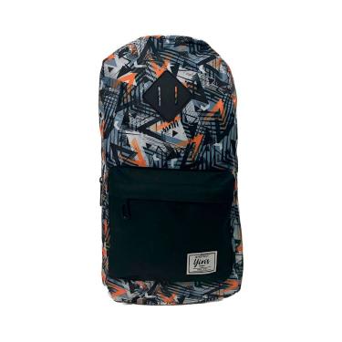 Imagem de Mochila Transversal Regulável Camuflada Estampada Cor:Laranja