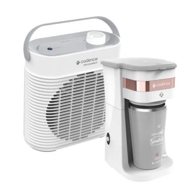 Imagem de Kit Cadence Aquecedor Miniconfort E Cafeteira Dream Rosé Gold 220V