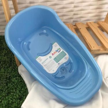 Imagem de Banheira 20 Litros Atômica Infantil Azul Resistente - Adoleta