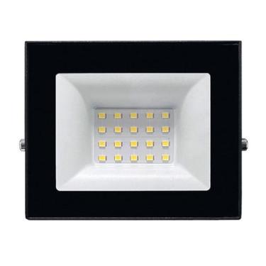 Imagem de Refletor Led 30W 6500K 3000Lm Preto Ip66 Bivolt Rajix