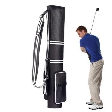 Imagem de Sacos De Transporte De Golfe Para Homens,Bolsa Para Bolas De Golfe - Acomoda 3-9 Tacos Organizador Leve Impermeável Dobrável Para Torneio Viagem Avião Carrinho Prática Principiante Adolescentes Tees T
