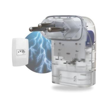 Imagem de Protetor Contra Surtos Elétricos Raios Dps 10a Bivolt - Clamper