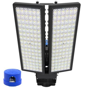 Imagem de HODELVJU Luz De Estacionamento Led 200 W, 28000 Lm, Celeiro Com Fotocélula, 6500 K, Segurança Do Anoitecer Ao Amanhecer, Ip67, À Prova D'Água, Resistente A Raios E Robusta Para Quintal