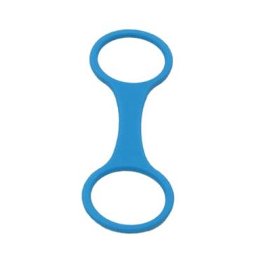 Imagem de Colaxi Clipe de snorkel para mergulho autônomo Máscara de mergulho com suporte de chave Equipamento de retenção de silicone Equipamento de retenção de, Azul