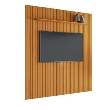 Imagem de Painel Para Tv Até 75 Polegadas Ripado Com Prateleira Arbo - EDN MÓVEI