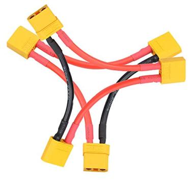 Imagem de Fly RC 2 peças XT90 Conector Série Bateria Fio Calibre 10 para Bateria RC Helicóptero Quadricóptero