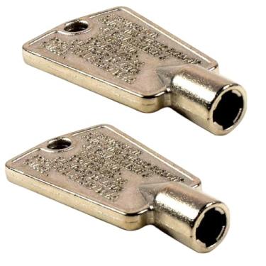 Imagem de HQRP Pacote com 2 chaves de porta de congelador de metal 16702900 297147700 compatíveis com freezers Frigidaire Kenmore substitui PS2061565 AP4071414 AP2113733 06599905 AP4301346 PS1991481 08033 7402