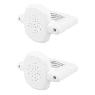 Imagem de Bothyi 2x Adaptador de Portão Retrátil para Animais de Estimação, Kit de Base para Portão de Escada, Cerca para Filhotes E Gatinhos, Substituição de Equipame, Branco