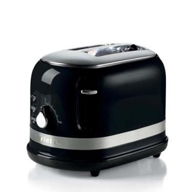 Imagem de Ariete 149, Torradeira Eletrica Linha Moderna, 750W, 6 Níveis de Tostagem, Funções: Torrar, descongelar, reaquecer, Corpo Aço Inoxidável, 220V - Preto