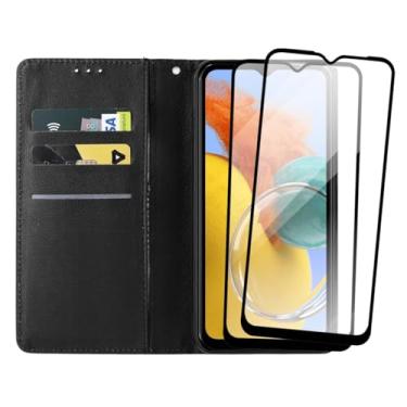 Imagem de Capa Carteira Full Cover + 2 Películas 3D para Samsung Galaxy M14