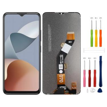 Imagem de SwarKing Substituição de tela LCD compatível com ZTE Blade A34 Touch Screen Digitalizador Assembly com ferramentas de reparo