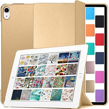 Imagem de DuraSafe Cases Capa para iPad Pro 12.9 3ª geração A1876 MTEL2LL/A MTEM2LL/A A2014 MTFN2LL/A MTFL2LL/A MTFP2LL/A MTFQ2LL/A A1983 MTHN2LL/A MTHU2LL/A MTJA2LL/A MTJ02LL/A MTJH2LL/A MTFR2LL/A - Dourado