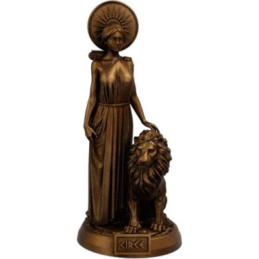 Imagem de Estátua Circe - Deusa Grega da Feitiçaria (Cor Cobre Antigo)